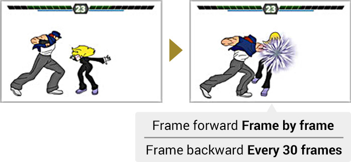 The frame forward feature will never let you miss decisive moments